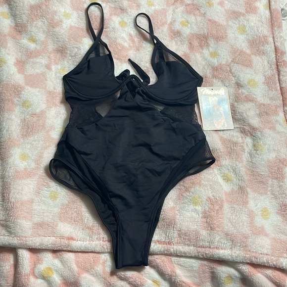 Mapale Other - NWT Mapale black one piece swimsuit L/XL